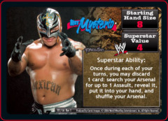 Revo Rey Mysterio face card